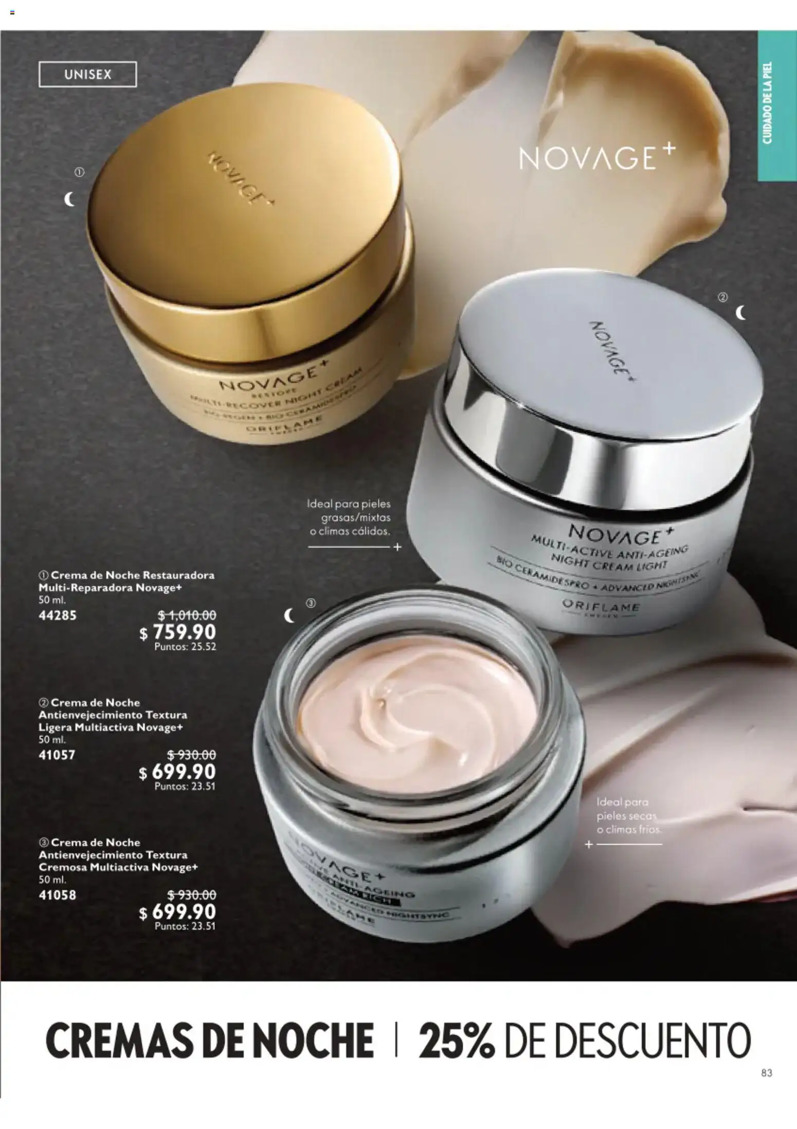 Nuevas ofertas de Oriflame válidas en toda la República Mexicana desde el 22/08/2026. ¡Encuentra las mejores ofertas en Oriflame campaña 12 2026! | Página: 83 | Productos: Crema