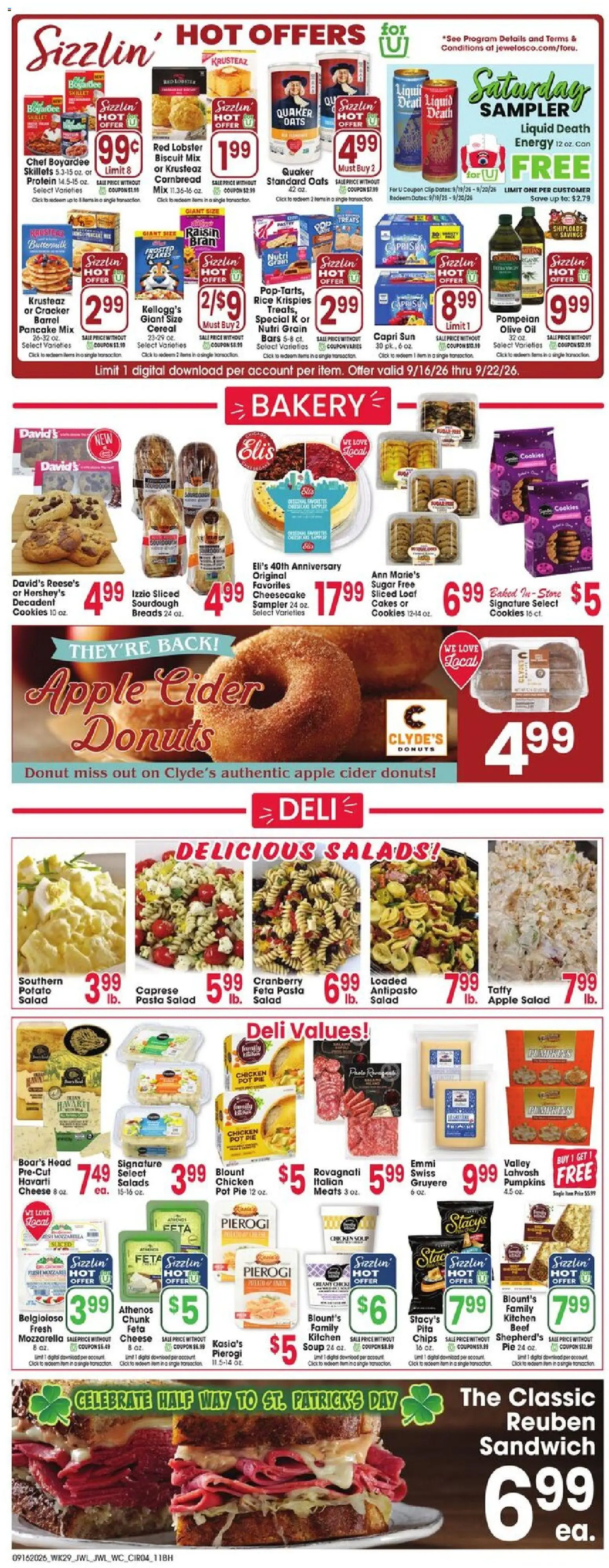 Jewel Osco Weekly Ad - IN - valid from 09/16/2026 | Page: 4 | Products: Chicken, Oil, Cookies, Sugar