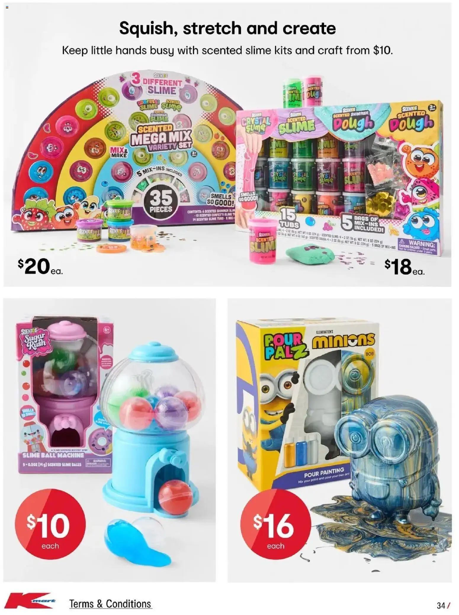 Kmart catalogue - valid from 24/06/2026 | Page: 34 | Products: Kits, Painting, Dough