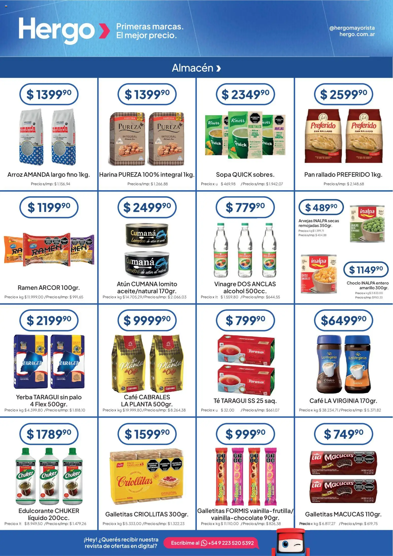 Hergo catálogo │ válido desde el 09/09/2026 | Página: 3 | Productos: Choclo, Pimentón, Té, Planta