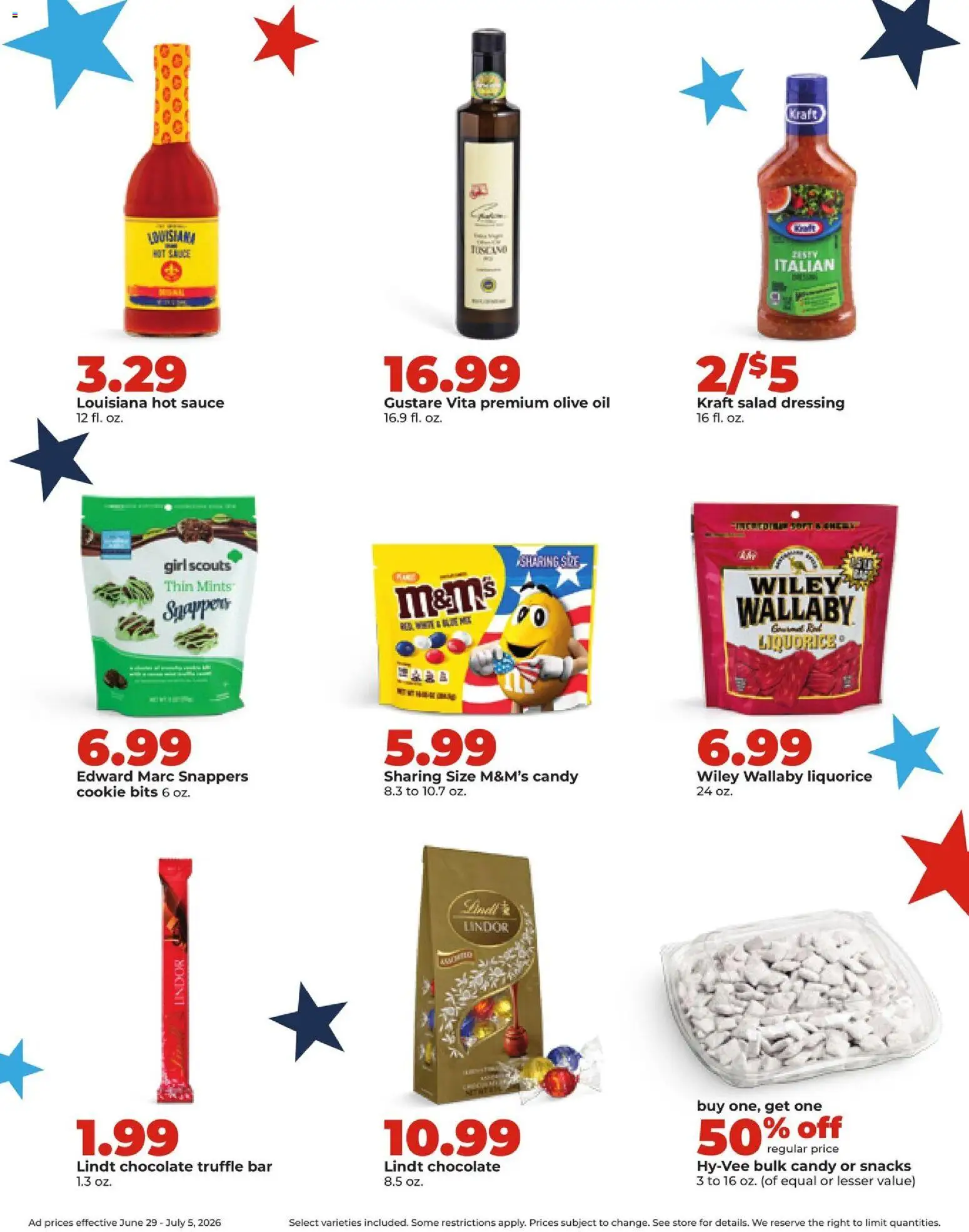 HyVee Weekly Ad - valid from 06/29/2026 | Page: 27 | Products: Oil, Chocolate, Salad, Sauce