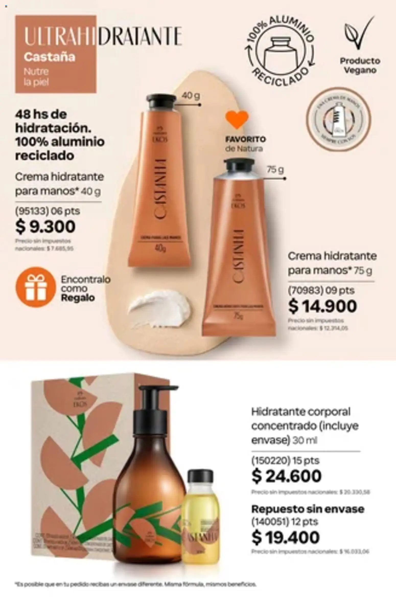 Catálogo Natura Ciclo 14 │ válido desde el 01/10/2026 | Página: 200