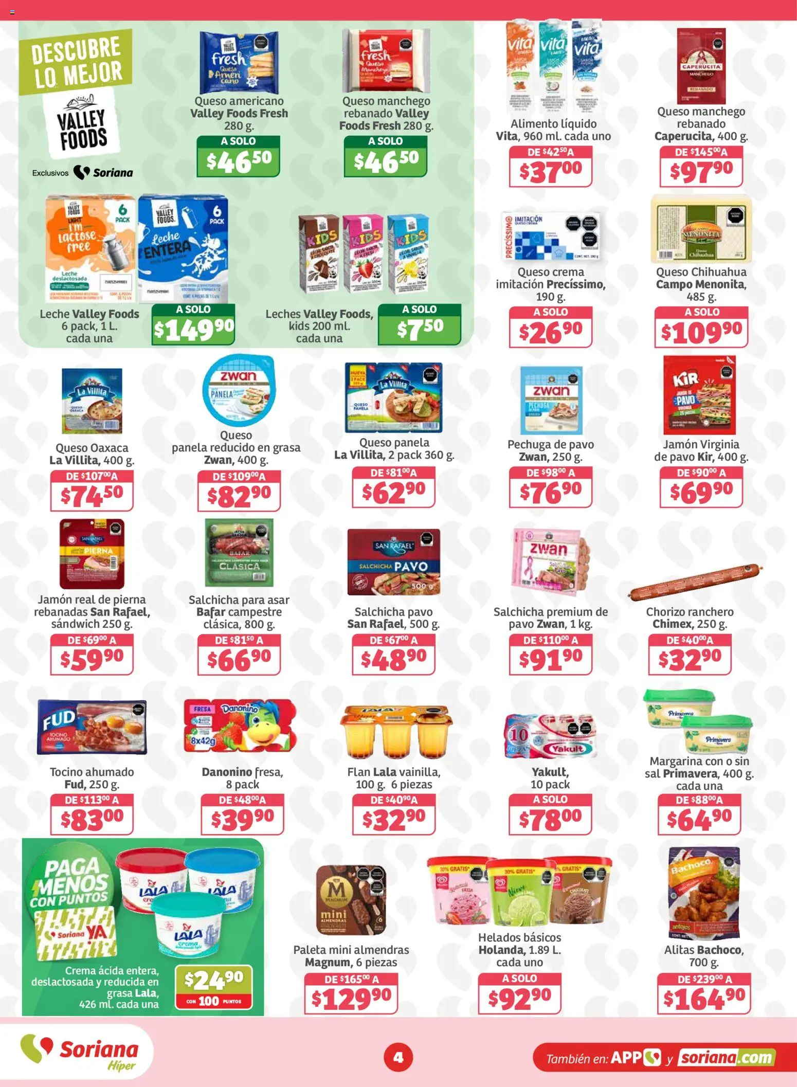 Nuevas ofertas de Soriana válidas en toda la República Mexicana desde el 28/08/2026. ¡Encuentra las mejores ofertas en Soriana folleto! | Página: 4