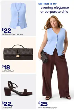 Preview of Big W Catalogue - New Season: Spring / Summer - valid from 24/08/2026 | Page: 11 | Products: Clutch, Linen, Vest