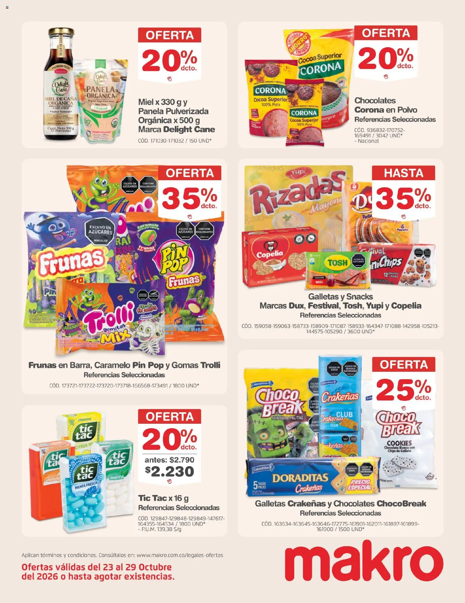 Makro revista - valida desde el 23/10/2026 | Página: 13