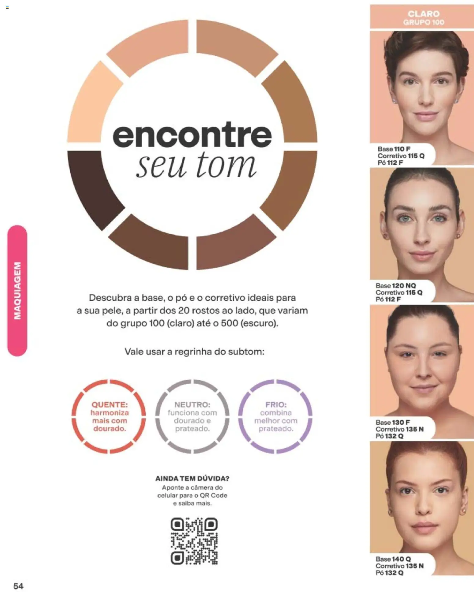 Avon Folheto - válido de 10/08/2026 | Página: 54 | Produtos: Celular, Corretivo, Pó, Câmera