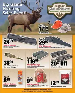 Preview of Bi-Mart weekly ads valid from 09/08/2026
