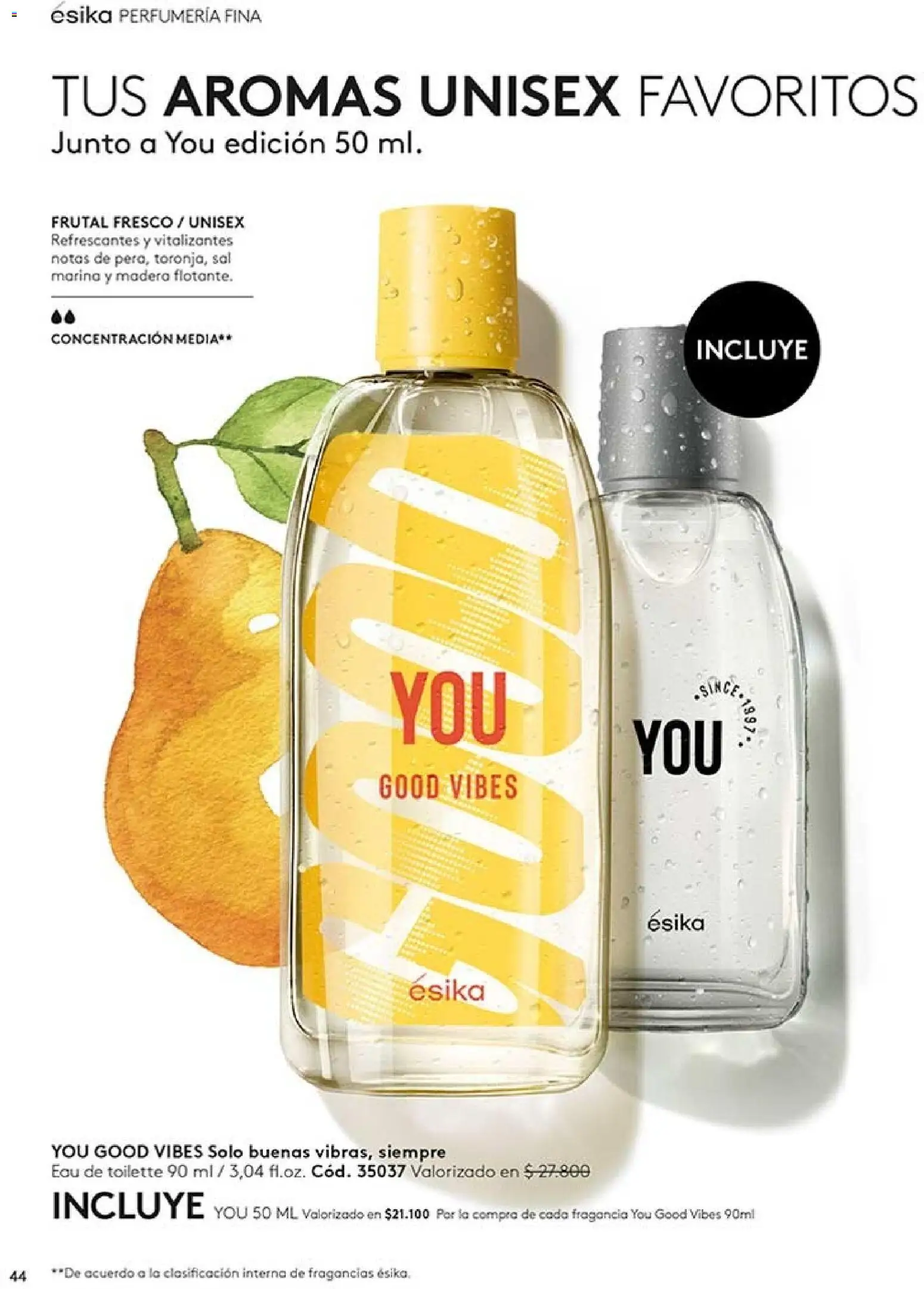 Catálogo Ésika Campaña 13 │ válido desde el 26.07.2026 | Página: 44 | Productos: Sal, Fragancia, Eau de toilette