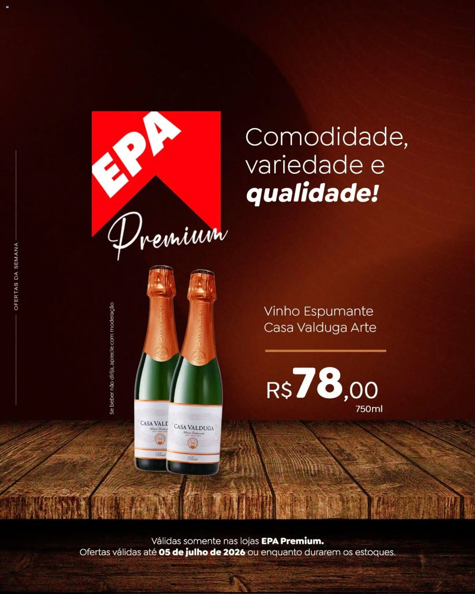 EPA Folheto - válido de 29/06/2026 | Página: 5 | Produtos: Espumante, Vinho