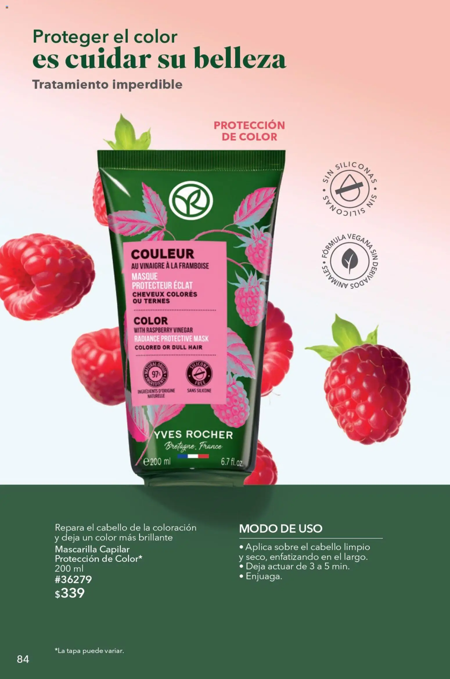 Nuevas ofertas de Yves Rocher válidas en toda la República Mexicana desde el 23.06.2026. ¡Encuentra las mejores ofertas en Yves Rocher campaña 9 2026! | Página: 88