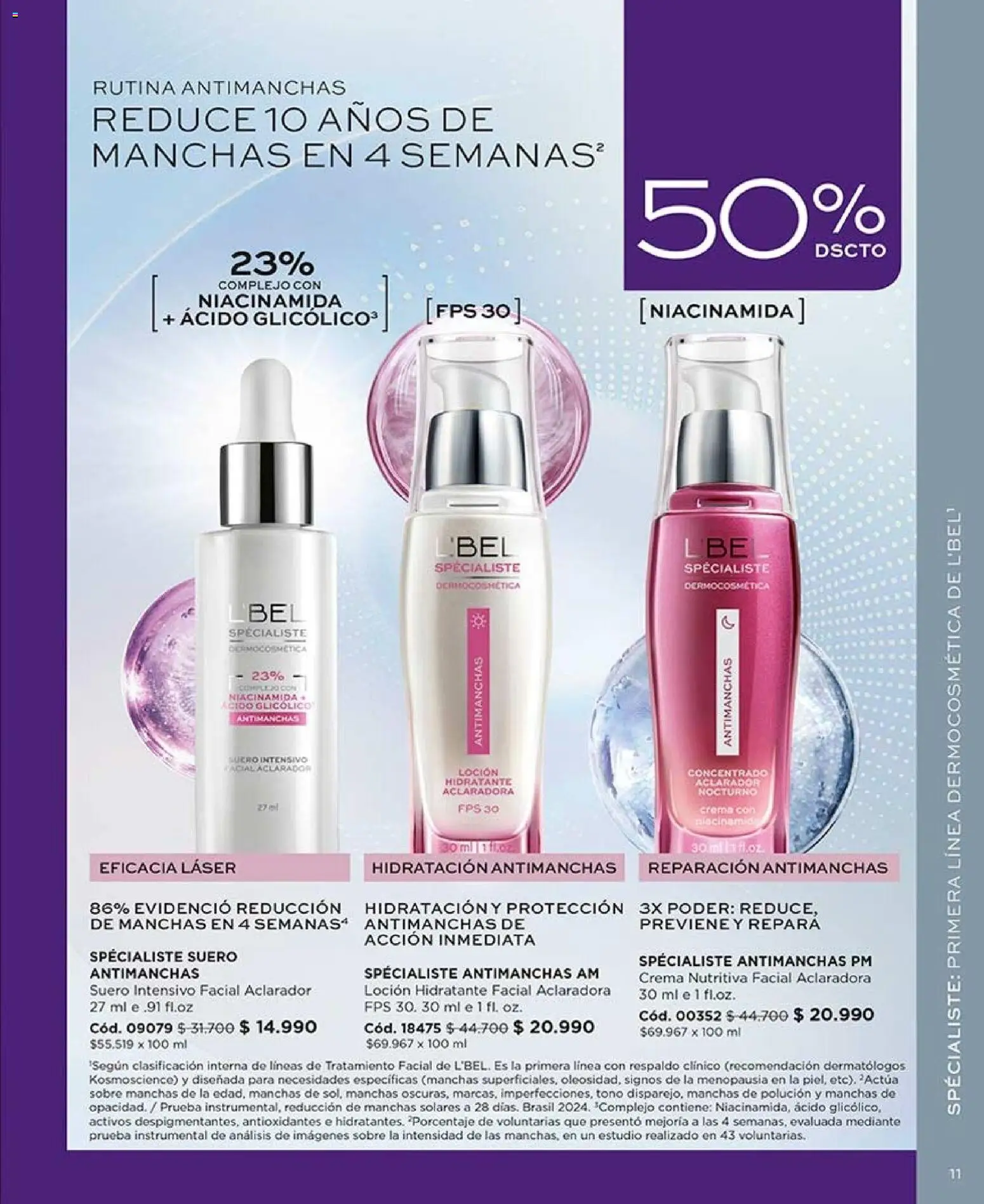 Catálogo L'Bel Campaña 15 │ válido desde el 06.09.2026 | Página: 11 | Productos: Loción, Sobre, Crema