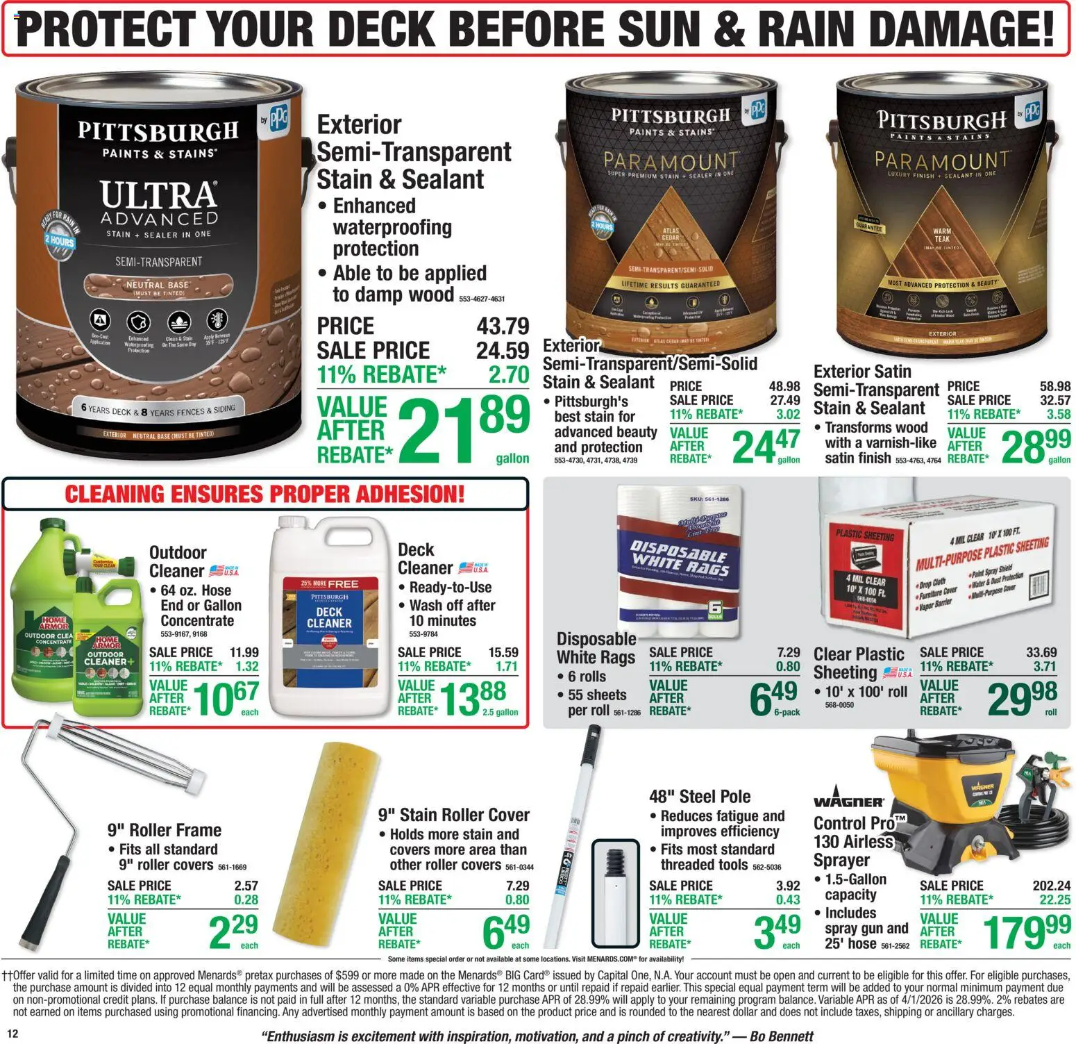 Menards Weekly Ad - valid from 20.05.2026 | Page: 15 | Products: Sealant, Water, Gun