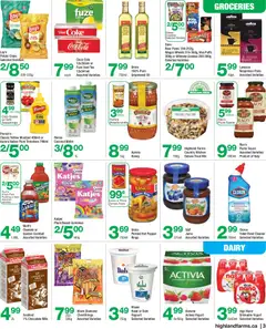 Preview of Highland Farms weekly flyer / circulaire from shop Highland Farms valid from Jun 25, 2026 | Page: 3 | Products: Pasta, Cookies, Yogurt, Pizza