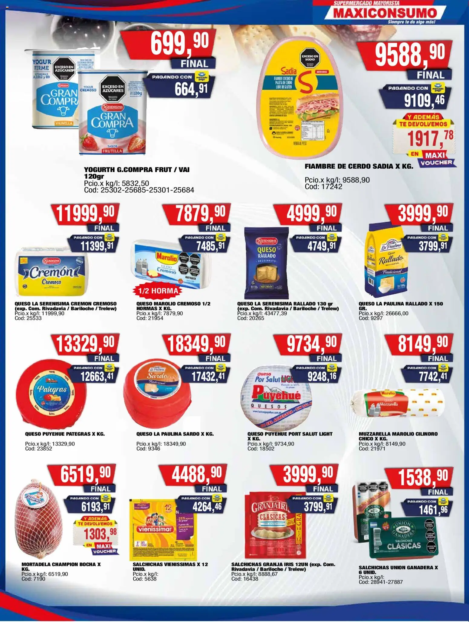 Maxiconsumo ofertas │ válido desde el 18.05.2026 | Página: 16 | Productos: Wok, Mortadela, Sal, Paleta