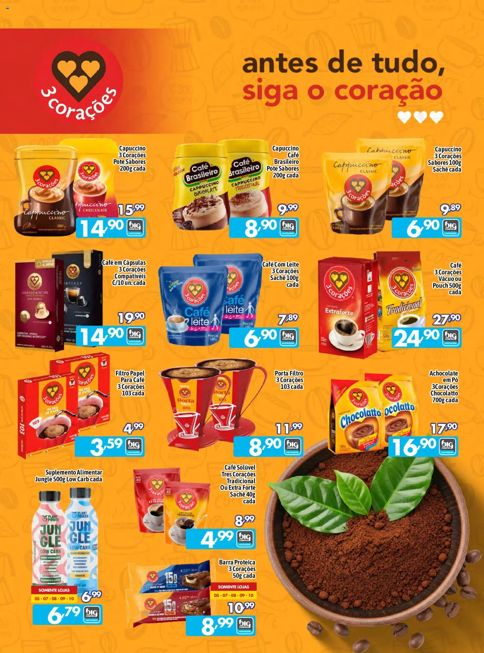 Big Compra Folheto - válido de 05/09/2026 | Página: 6 | Produtos: Tres corações, Pó, Leite, Café