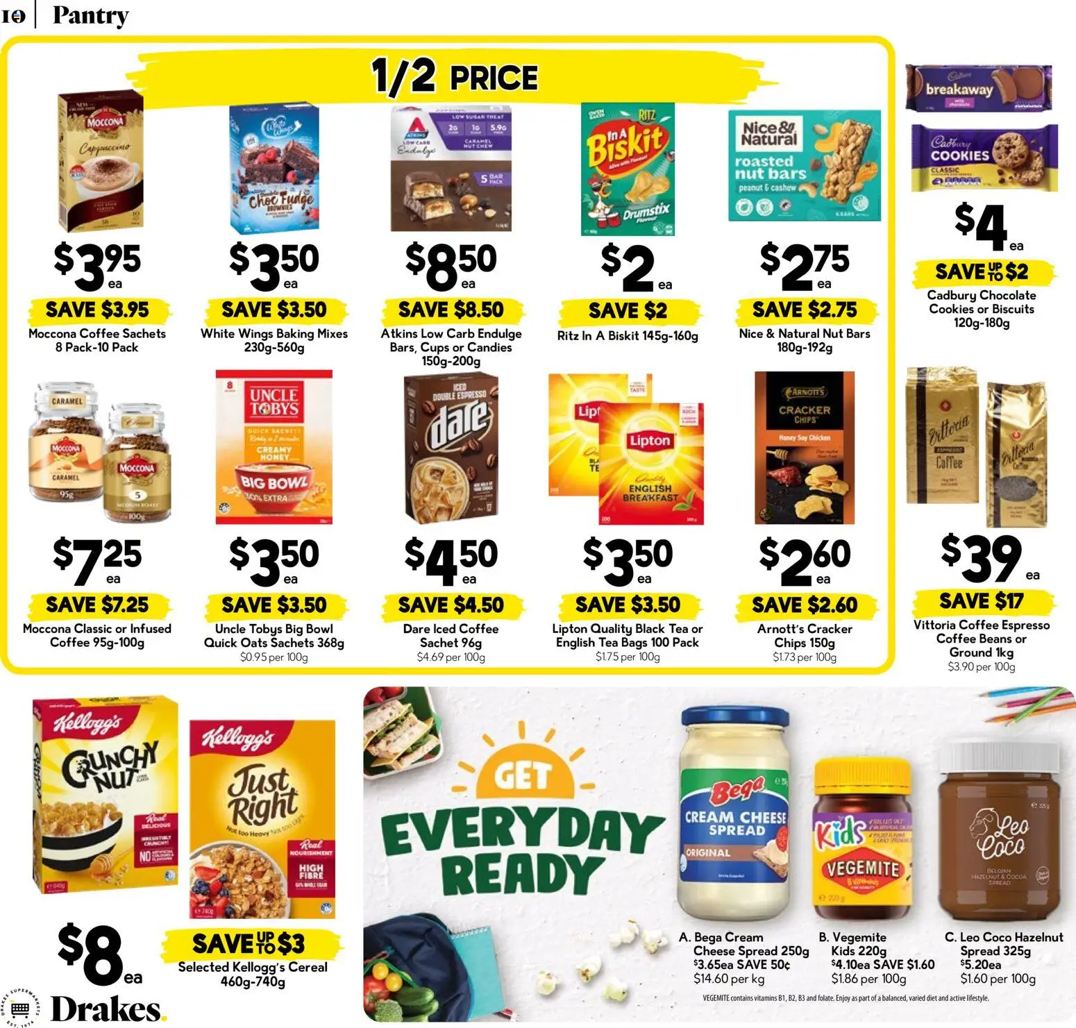 Drakes catalogue - valid from 22/07/2026 | Page: 10 | Products: Cocoa, Cheese, Honey, Cream