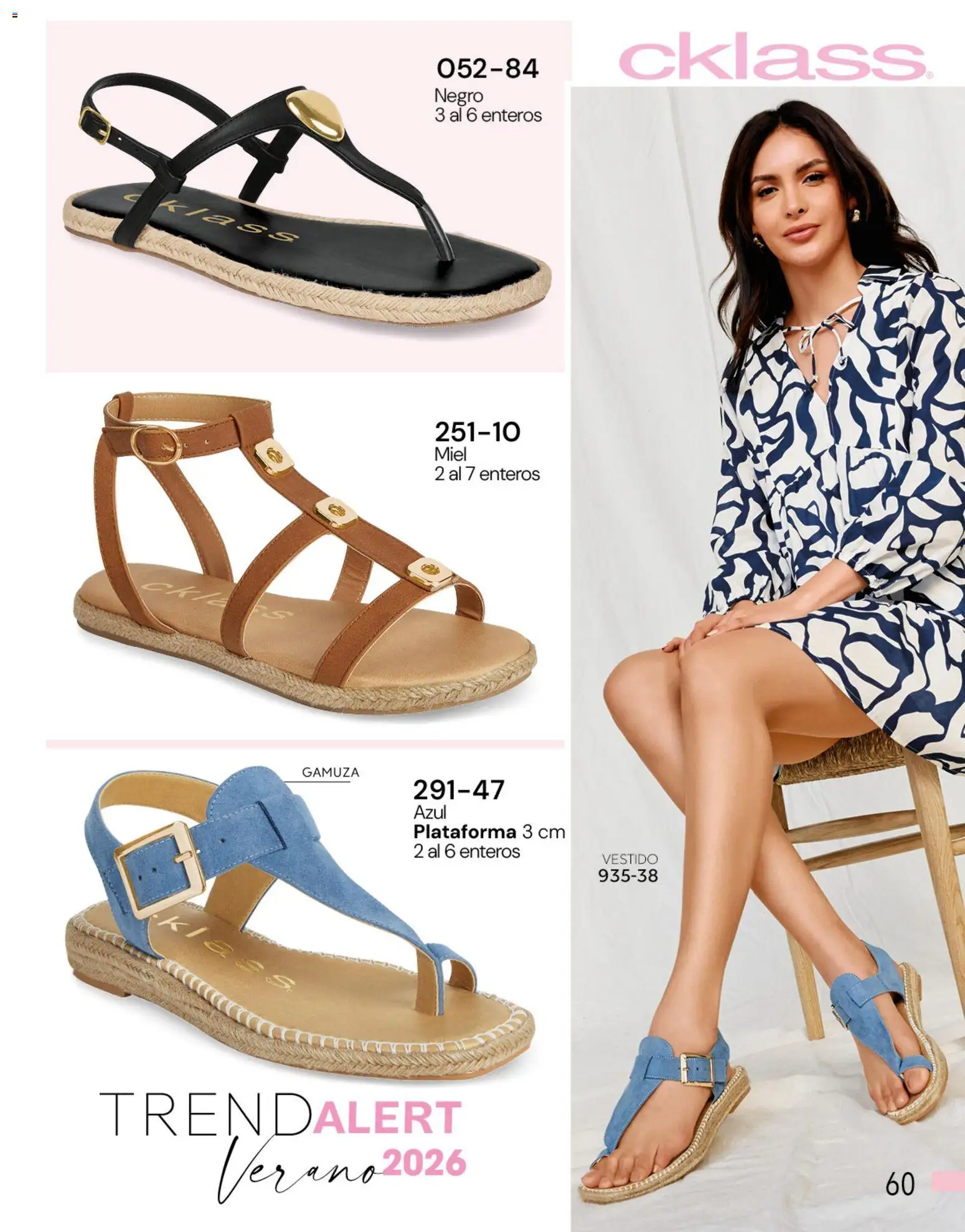 Nuevas ofertas de Cklass válidas en toda la República Mexicana desde el 05.03.2026. ¡Encuentra las mejores ofertas en Cklass catálogo Complemento Verano Calzado! | Página: 64 | Productos: Gamuza, Vestido
