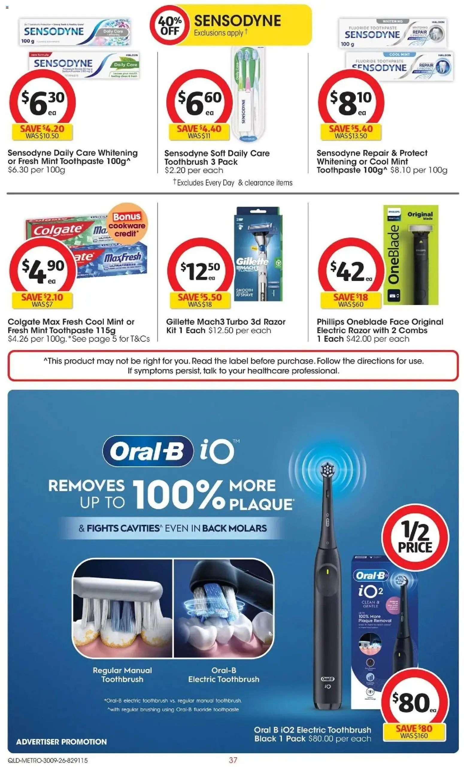 Coles catalogue - valid from 30/09/2026 | Page: 37 | Products: Cookware, Toothpaste, Toothbrush, Combs