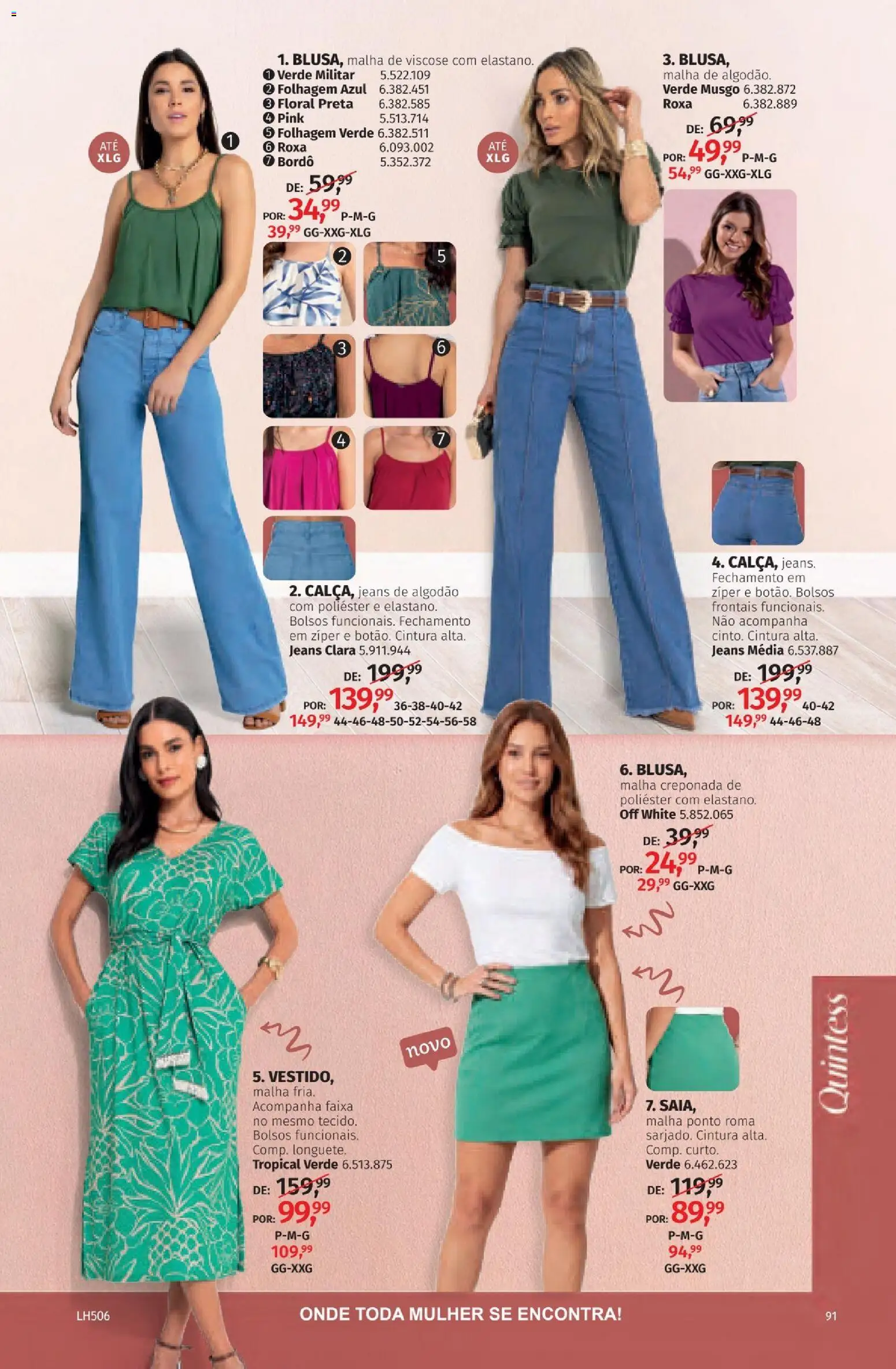 Quatro Estações Folheto - válido de 01/10/2026 | Página: 93 | Produtos: Algodão, Romã, Jeans