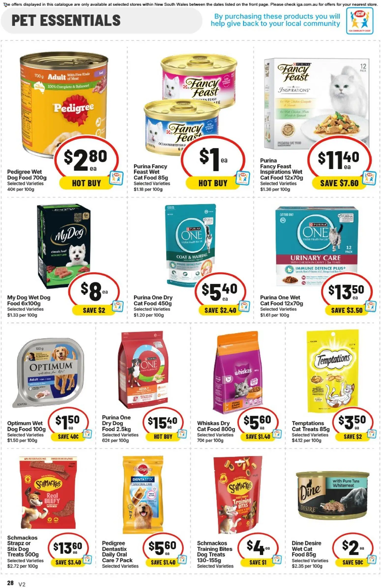 IGA catalogue - valid from 05/08/2026 | Page: 25 | Products: Chicken, Dog food, Coat, Tuna