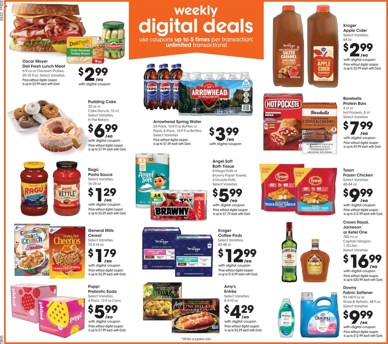 Fry's Food Weekly Ad - valid from 09/09/2026 | Page: 2 | Products: Cider, Turkey breast, Pudding, Kettle