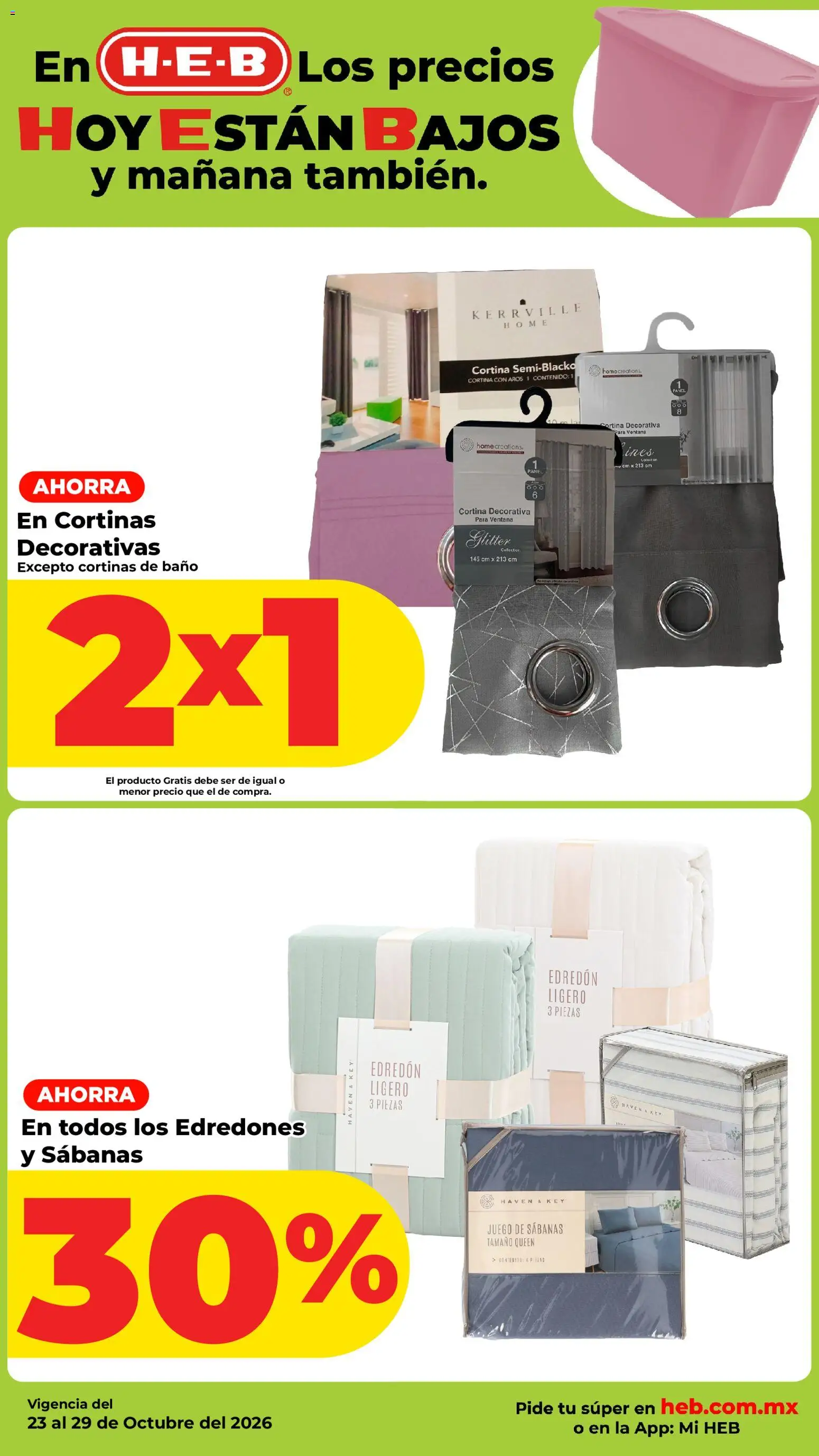 Nuevas ofertas de H-E-B válidas en toda la República Mexicana desde el 23/10/2026. ¡Encuentra las mejores ofertas en H-E-B folleto! | Página: 11