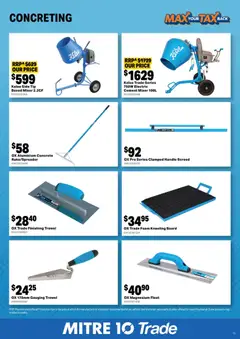 Preview of Mitre 10 Max Your Tax Back - valid from 13.05.2026 | Page: 11 | Products: Mixer