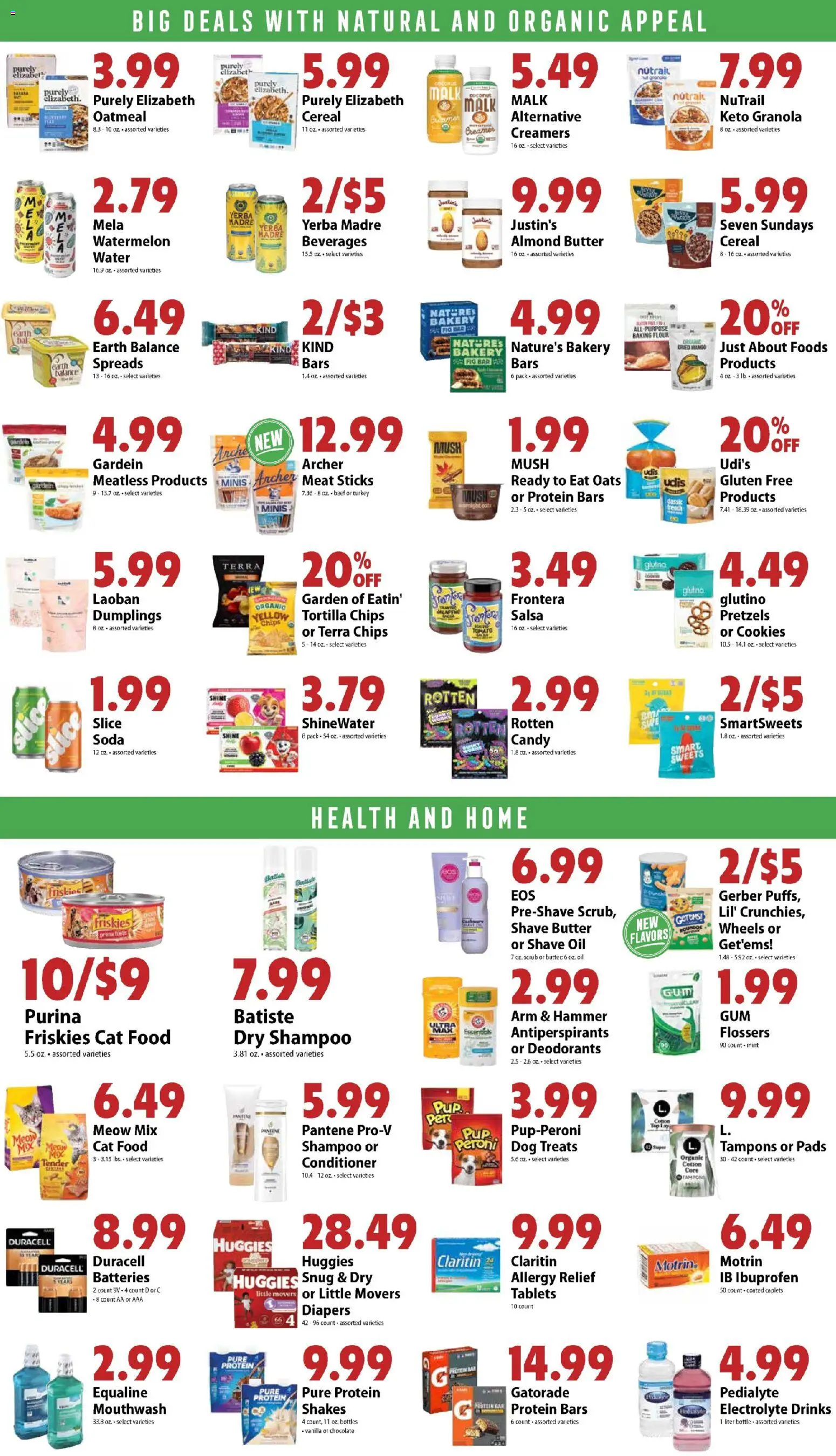 Festival Foods Weekly Ad - valid from 08/05/2026 | Page: 5 | Products: Diapers, Cat Food, Meat, Protein