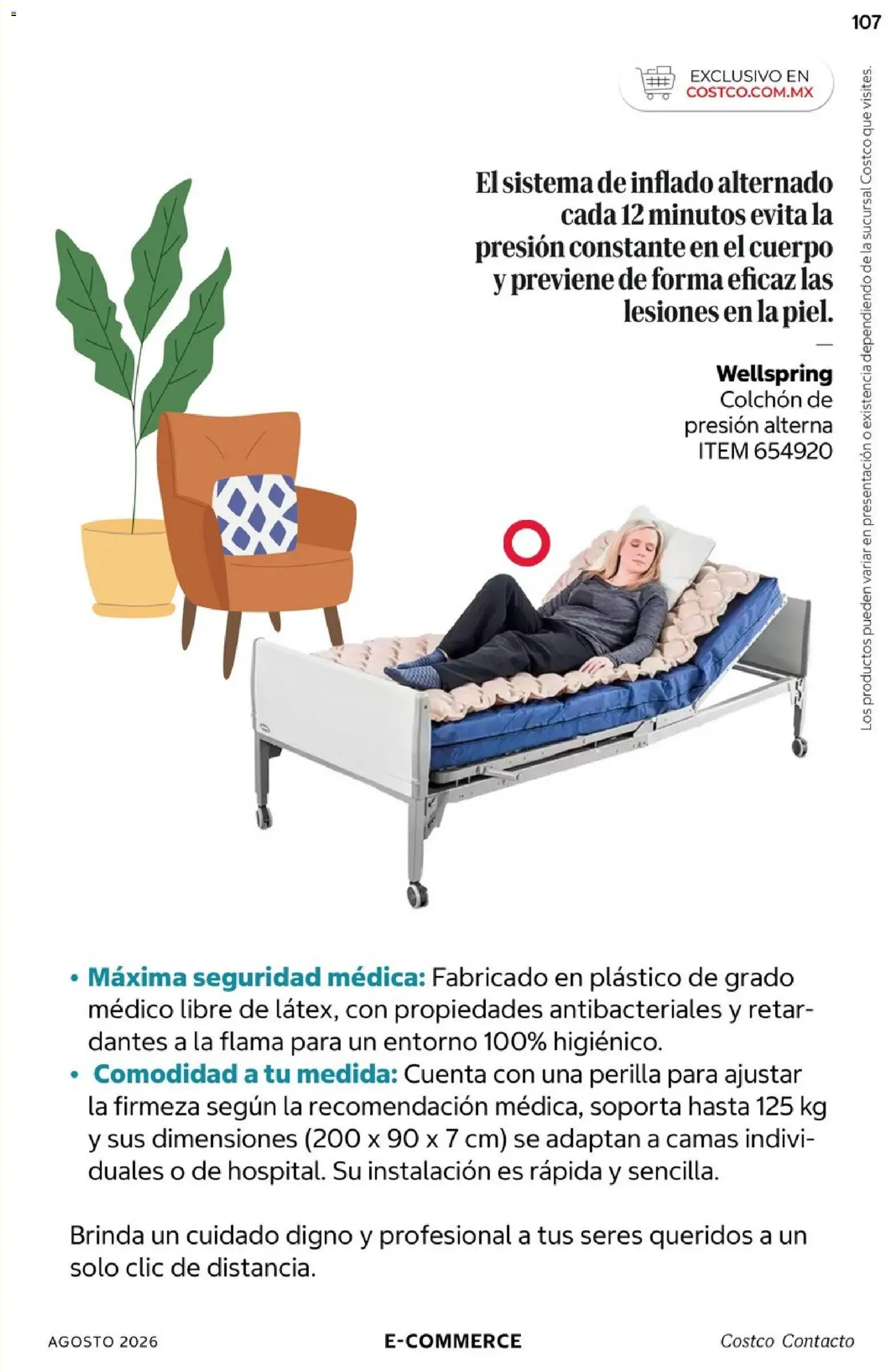 Nuevas ofertas de Costco válidas en toda la República Mexicana desde el 01/08/2026. ¡Encuentra las mejores ofertas en Costco catálogo Agosto! | Página: 107 | Productos: Colchón