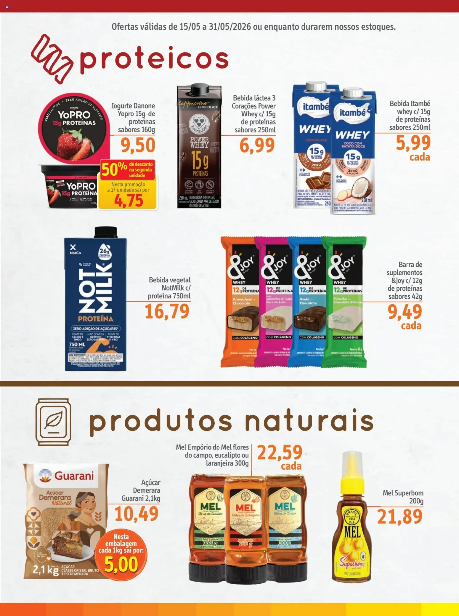 Sonda Folheto - válido de 15.05.2026 | Página: 13 | Produtos: Caju, Colágeno, Pistache, Chocolate