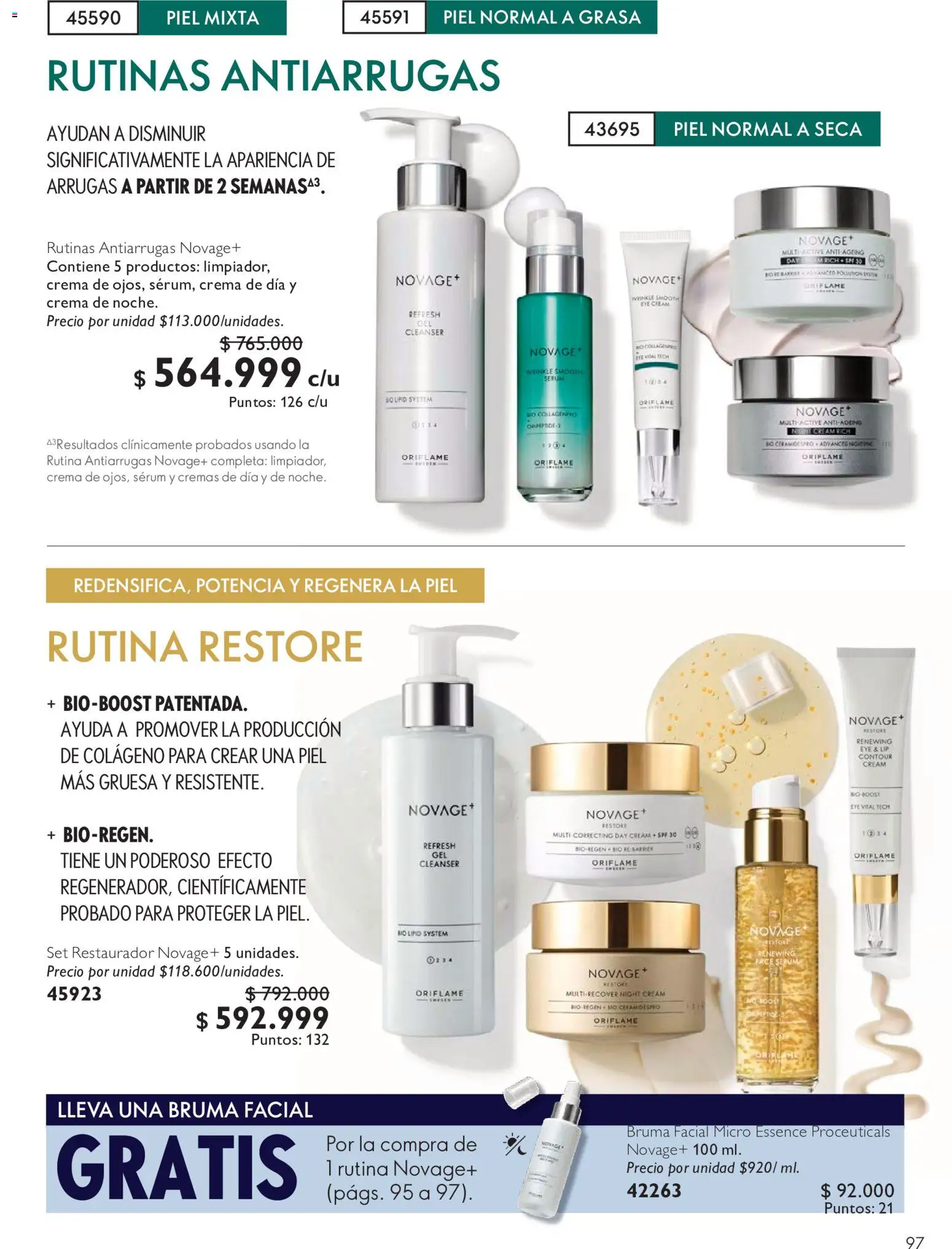 Oriflame revista - valida desde el 01/08/2026 | Página: 97 | Productos: Crema, Serum