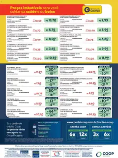 Coop ofertas Drogaria Genéricos - Pré-Visualização do folheto da loja Coop, válido de 04.05.2026 | Página: 4 | Produtos: Banco, Sal, Anticoncepcionais