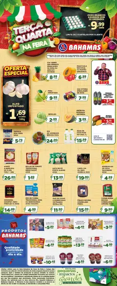 Bahamas Supermercados ofertas Terça e Quarta na Feira - Pré-Visualização do folheto da loja Bahamas Supermercados, válido de 08/09/2026