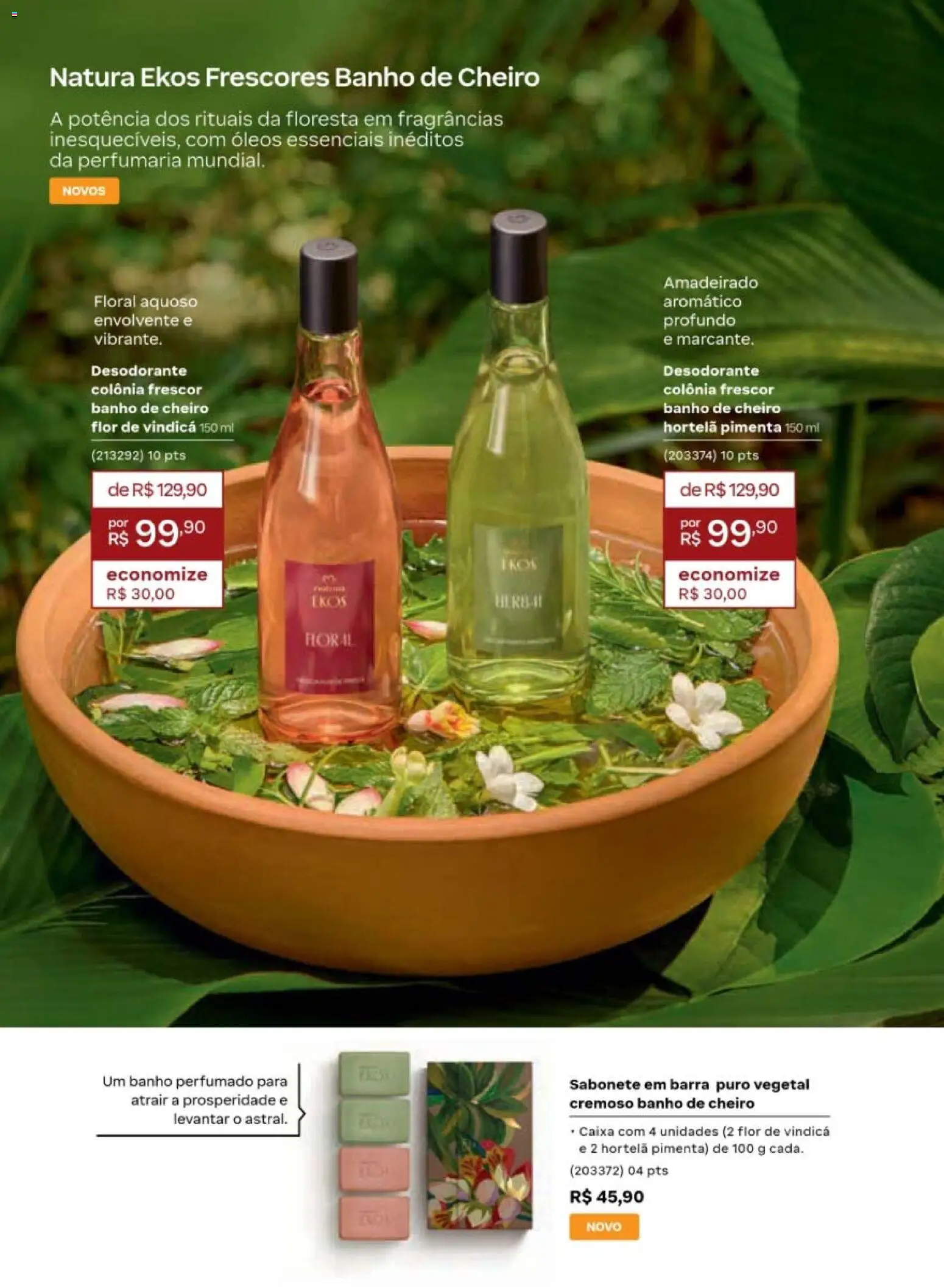 Natura Folheto - válido de 19/07/2026 | Página: 19 | Produtos: Hortelã, Pimenta, Desodorante, Sabonete