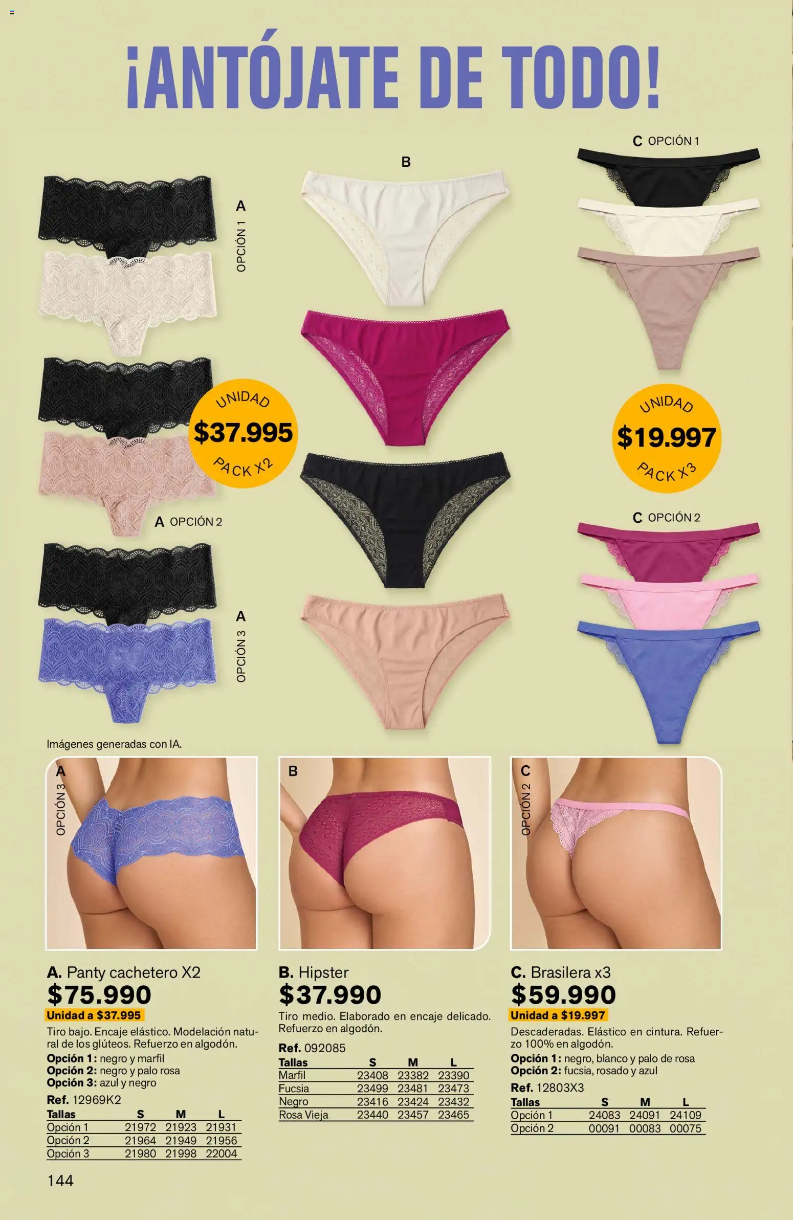 Leonisa revista - valida desde el 11/09/2026 | Página: 144 | Productos: Cachetero