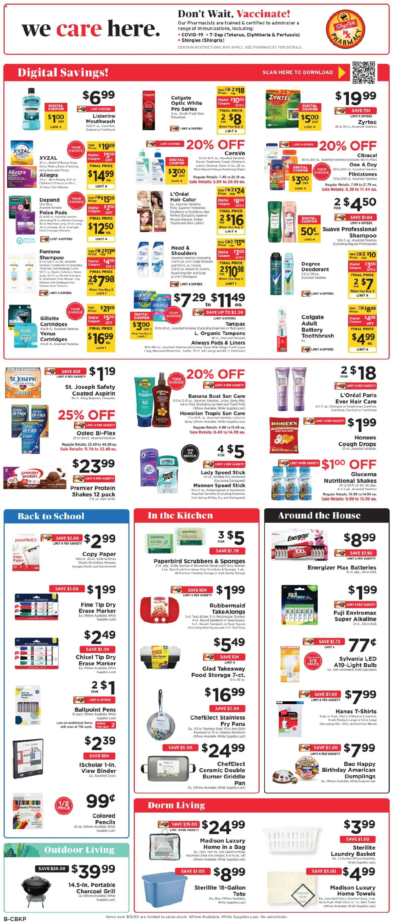 ShopRite Weekly Ad - valid from 08/02/2026 | Page: 11 | Products: Griddle, Oil, Toothbrush, Sheet