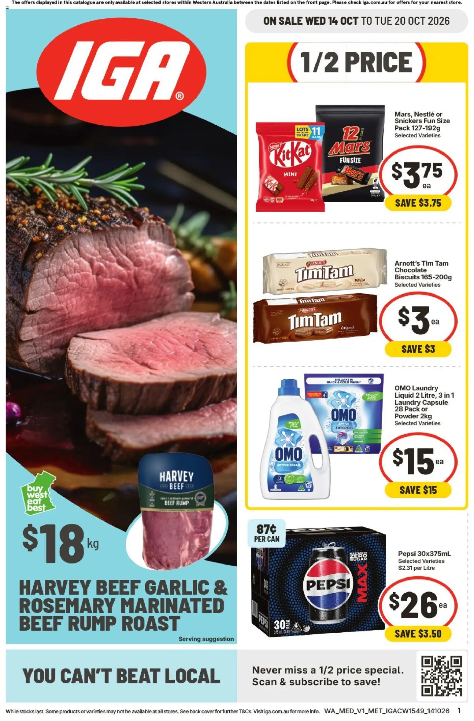 IGA catalogue - valid from 14/10/2026 | Page: 1