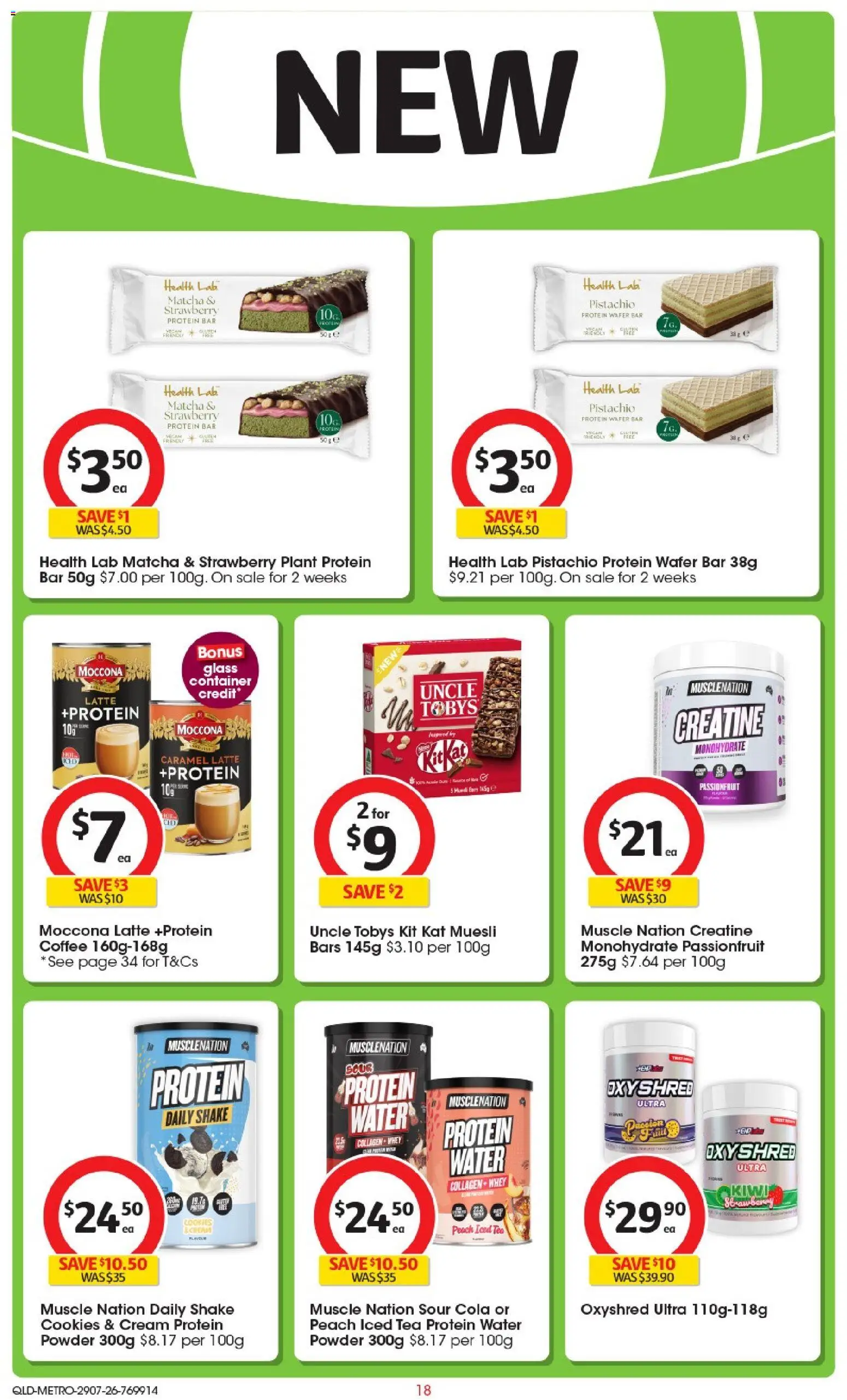 Coles catalogue - valid from 29/07/2026 | Page: 18 | Products: Powder, Coffee, Water, Collagen