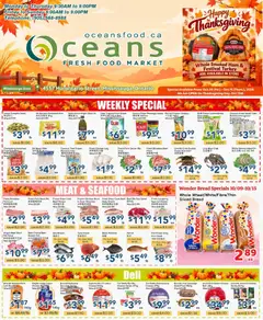 Preview of Oceans weekly flyer - Mississauga from shop Oceans valid from Oct 9, 2026