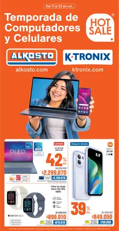 Alkosto Hot Sale -  Vista previa de la revista de la tienda Alkosto valido desde el 17/10/2026