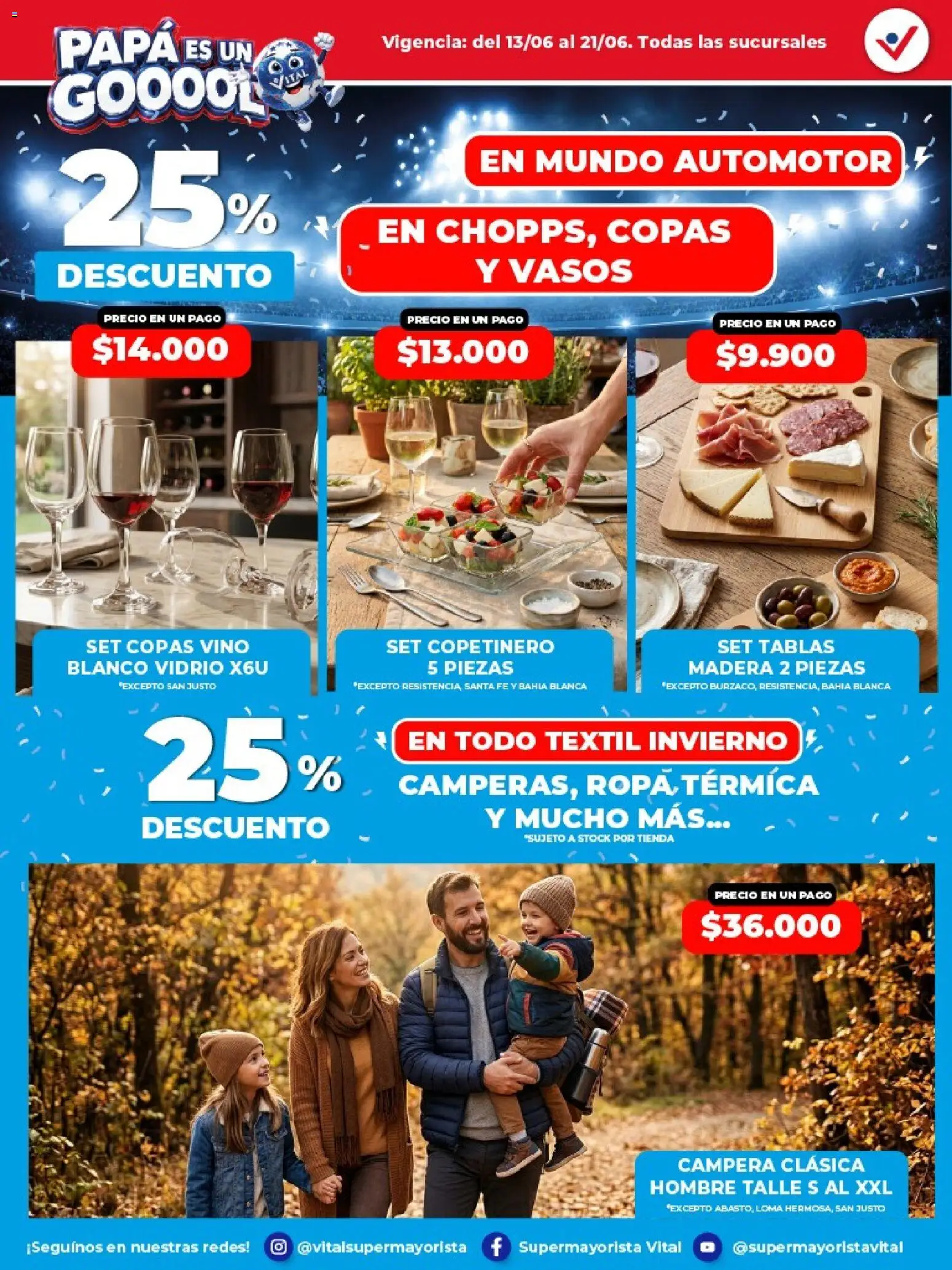 Vital - Especial día del padre │ válido desde el 13.06.2026 | Página: 4 | Productos: Campera, Papa, Térmica, Vasos
