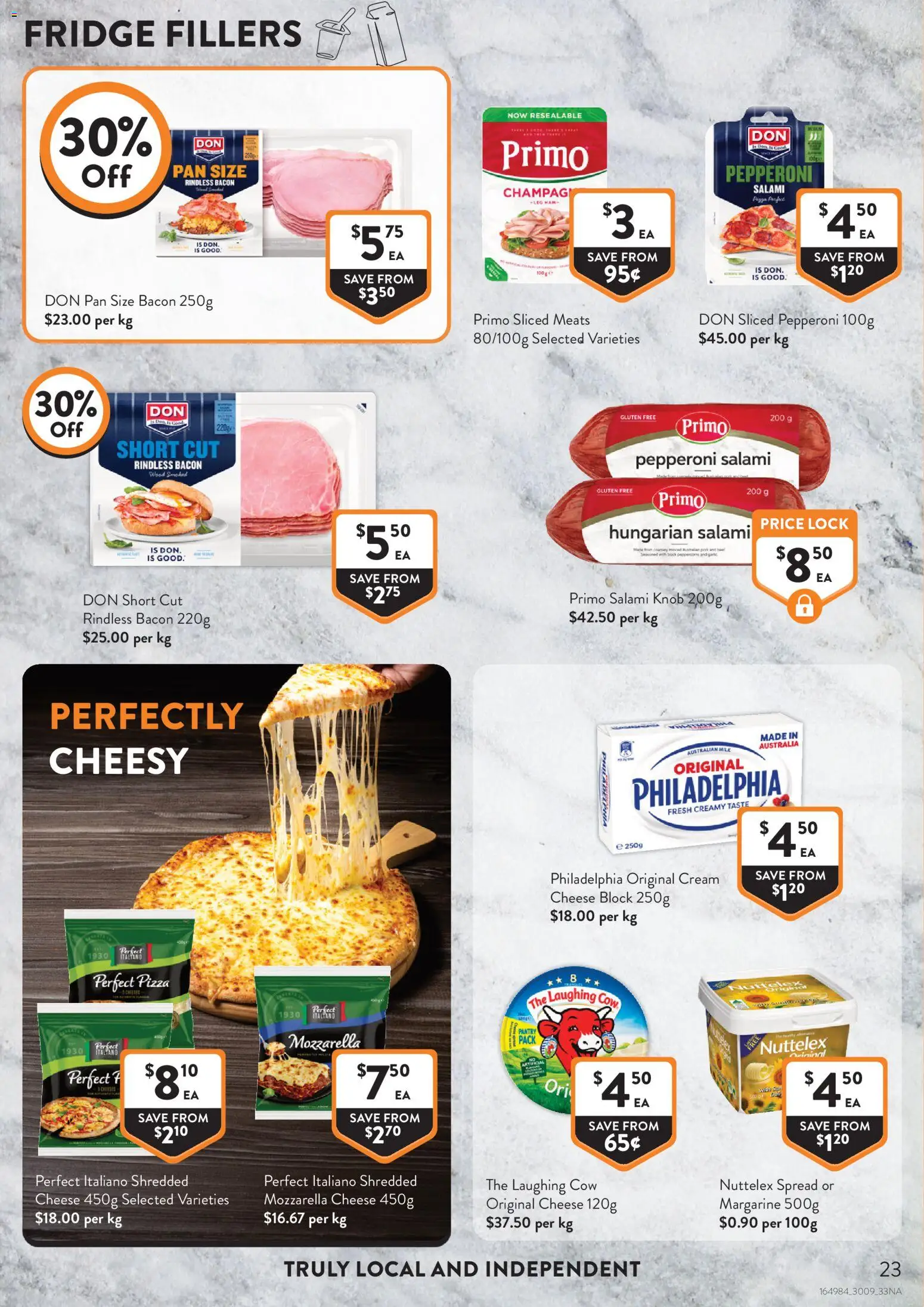 Foodworks catalogue - valid from 30/09/2026 | Page: 23 | Products: Margarine, Cheese, Cream, Mozzarella