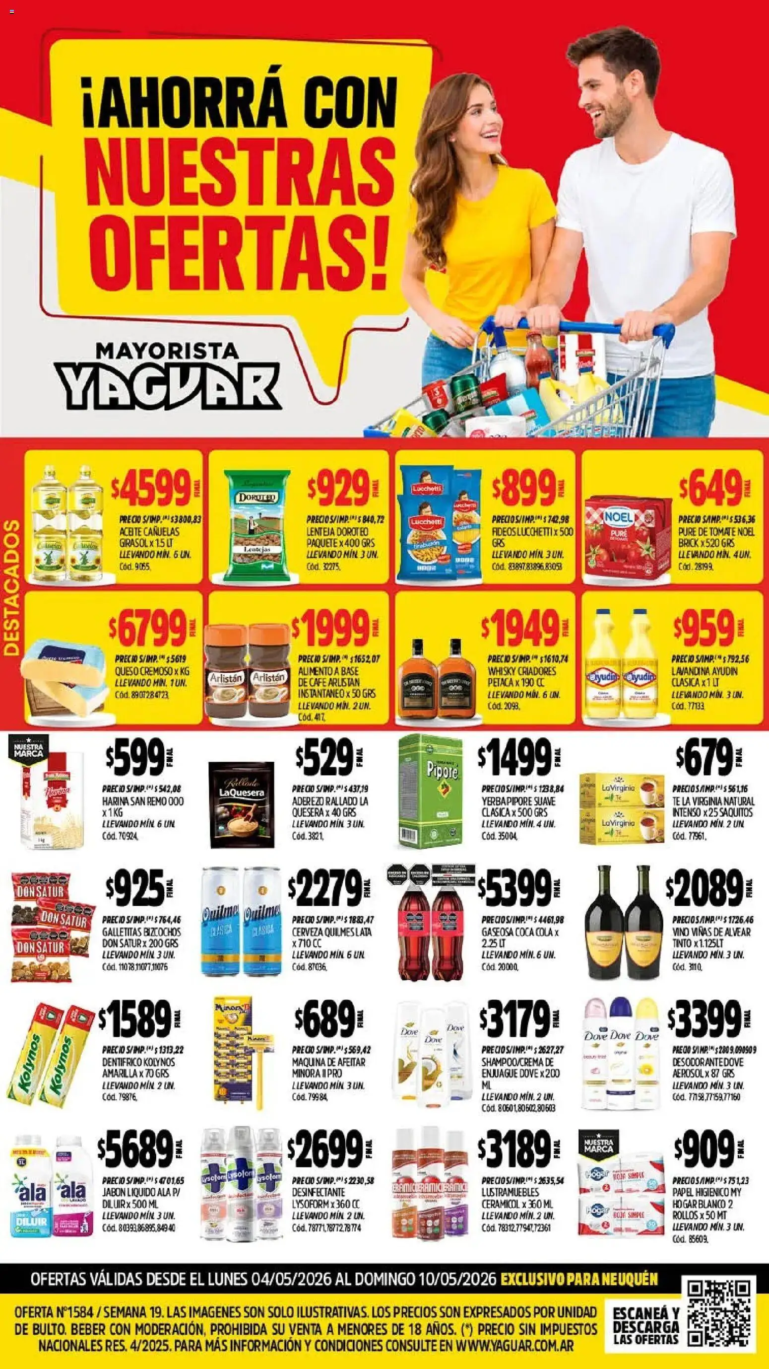 Yaguar - Oferta Semanal Neuquen │ válido desde el 04.05.2026 | Página: 1