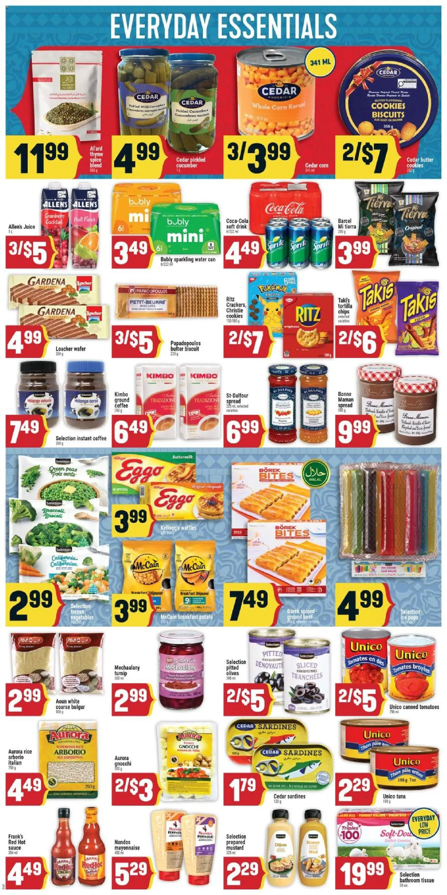 Adonis flyer valid from Jul 23, 2026 | Page: 6 | Products: Chips, Cookies, Cucumbers, Tomatoes