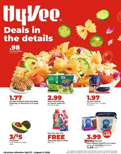 Preview of HyVee weekly ads valid from 07/27/2026