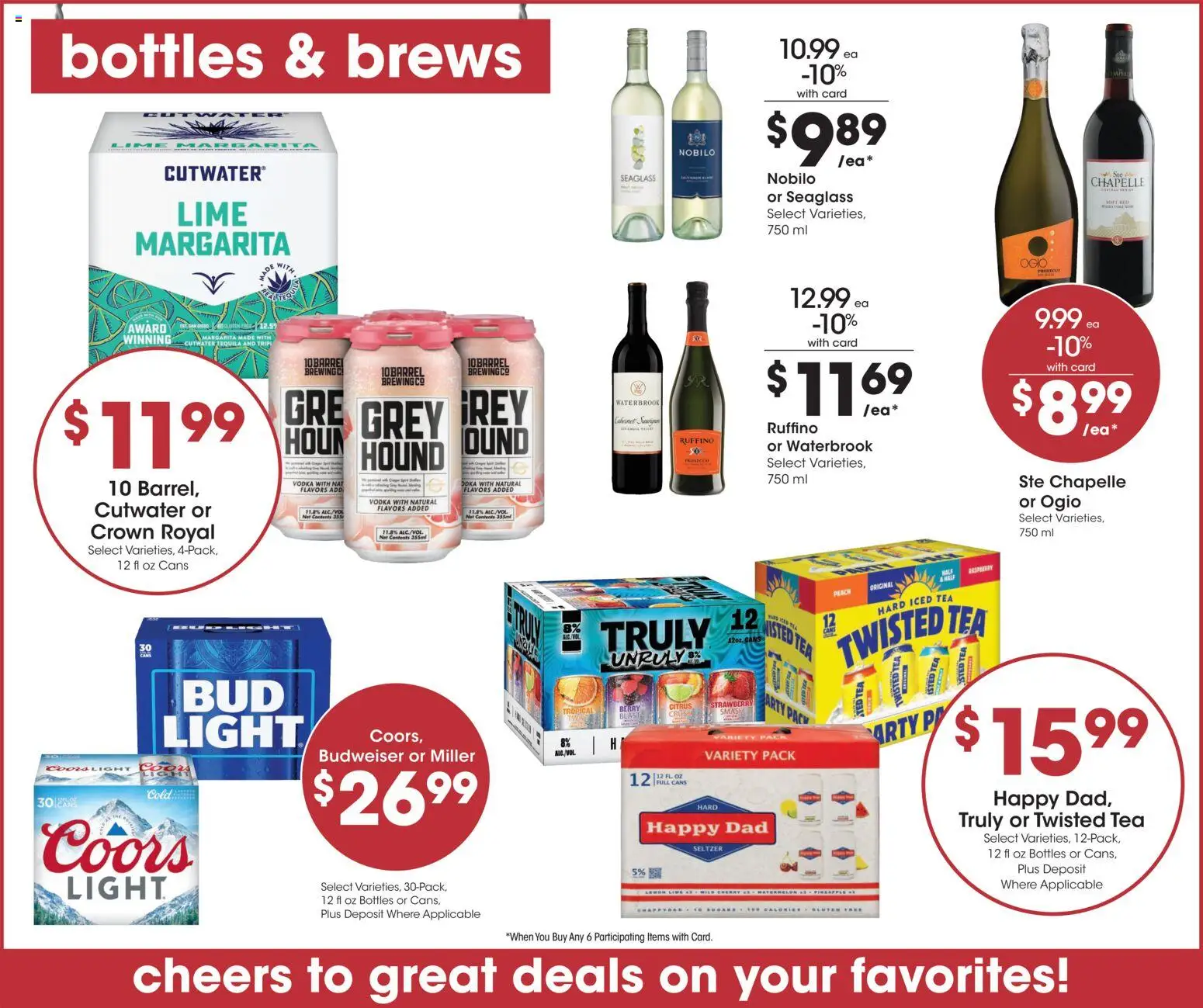 Fred Meyer Weekly Ad - valid from 09/09/2026 | Page: 14 | Products: Saw, Tea, Vodka, Iced tea
