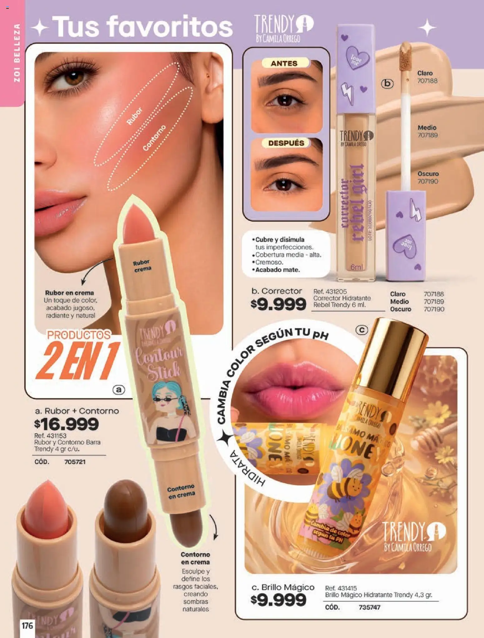 Pacifika revista - valida desde el 20.05.2026 | Página: 179 | Productos: Rubor, Brillo, Contorno, Corrector