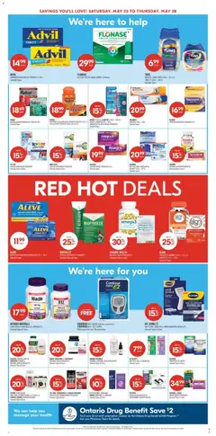 Preview of Shoppers weekly flyer / circulaire from shop Shoppers valid from 22.05.2026 | Page: 4 | Products: Cream, Iron, Powder