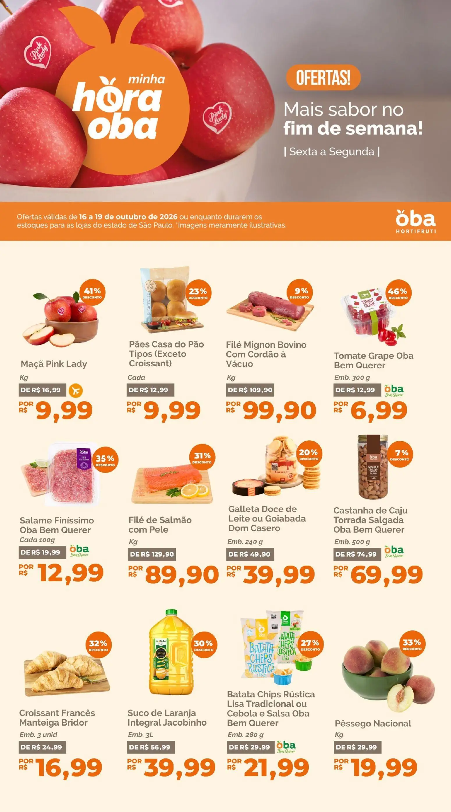 Oba Hortifruti Folheto - válido de 16/10/2026 | Página: 1