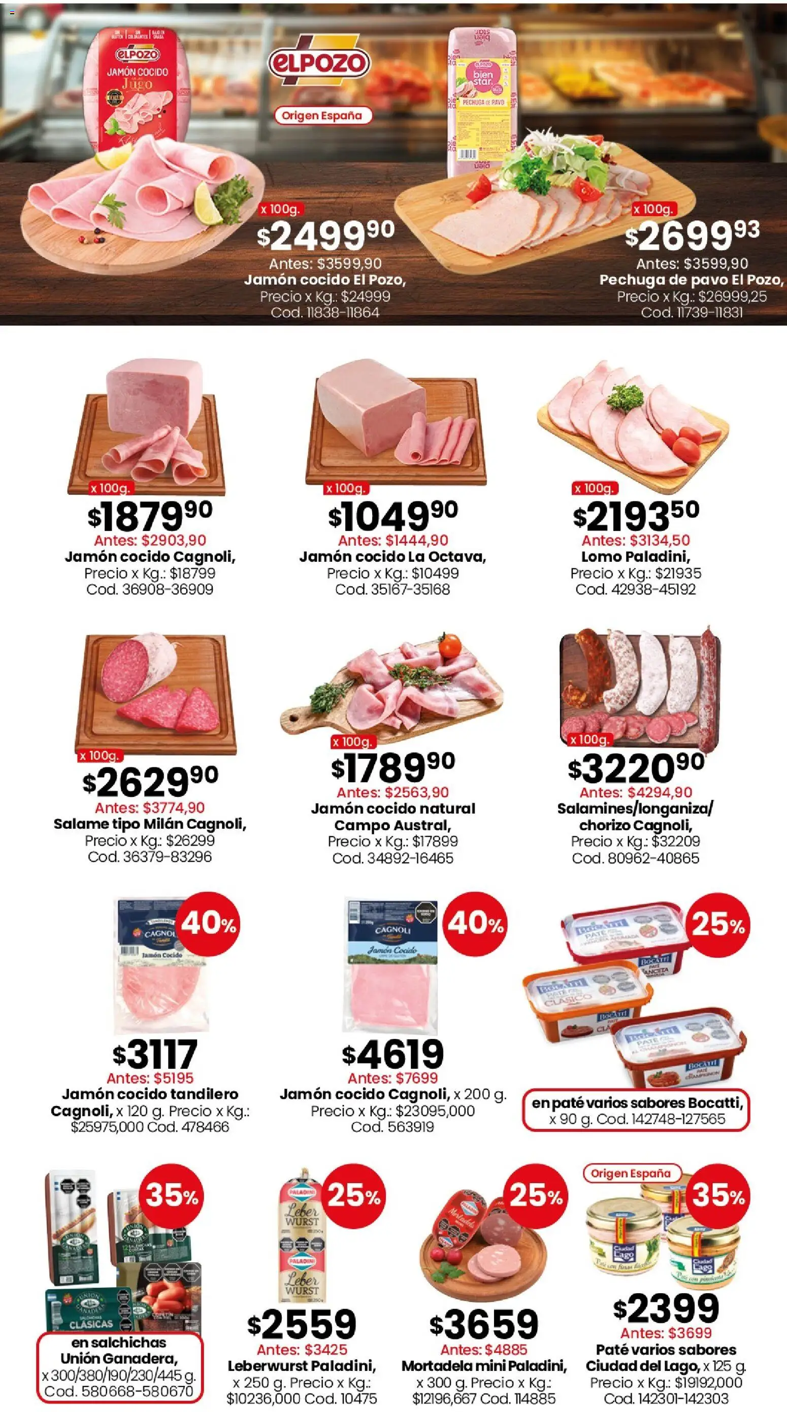 Coto - Ofertas │ válido desde el 01.06.2026 | Página: 9 | Productos: Jamón cocido, Paté, Jamón, Jugo